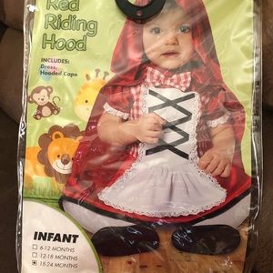Red riding hood infant Halloween costume